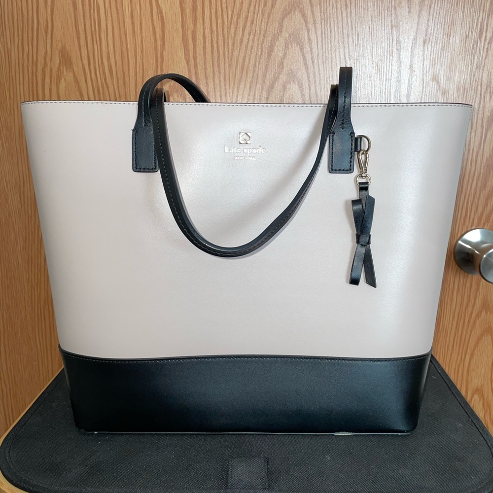 Kate Spade Black and Light Pink Tote